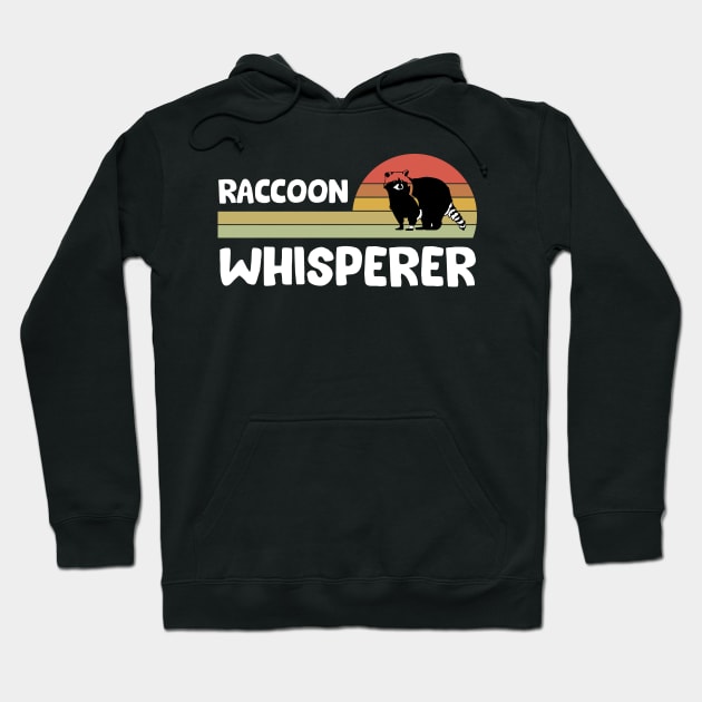 Raccoon Whisperer Vintage Hoodie by AnnetteNortonDesign